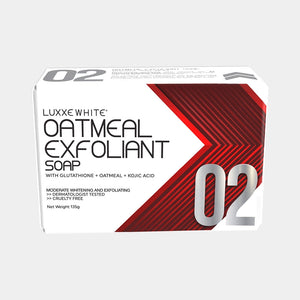 02 Luxxe White Oatmeal Exfoliant Soap